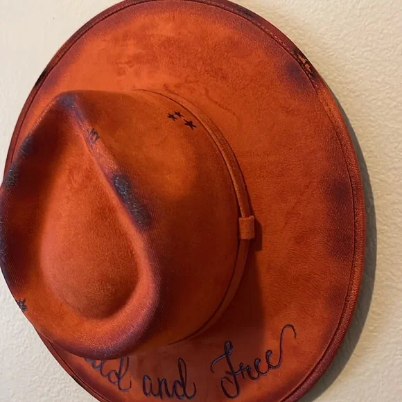 Daugherty Designs NWOT Hand Burned Hat - Picture 7 of 9